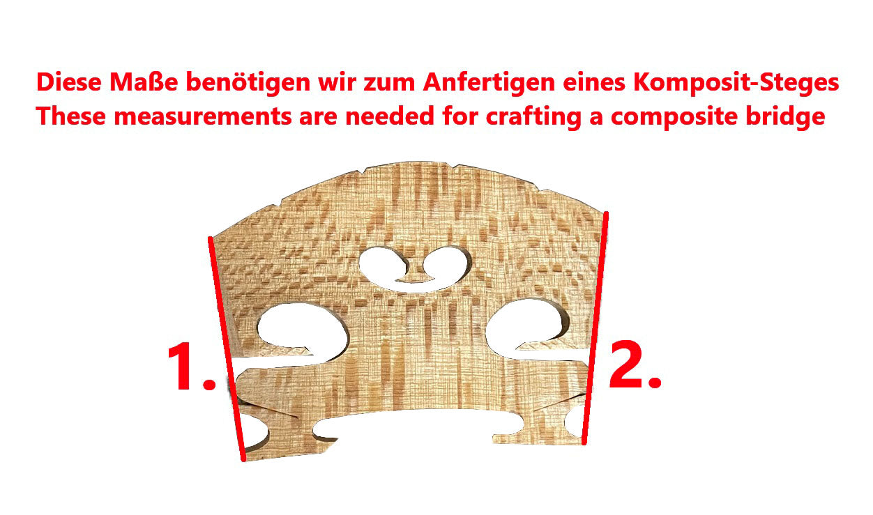 Upgrade for carbon violin: Carbon composite bridge