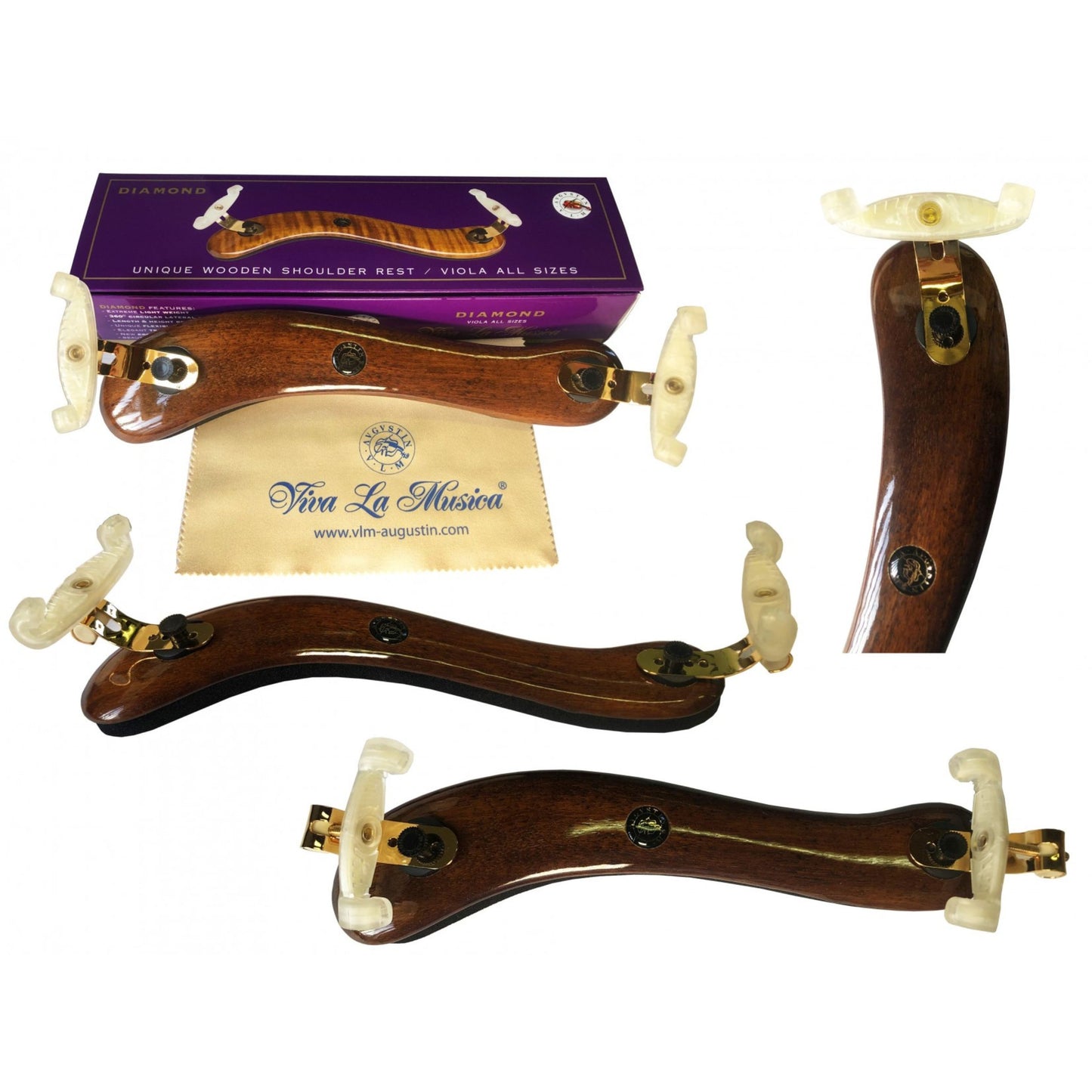 Shoulder Rest Viola Viva La Musica "Diamond" Viola