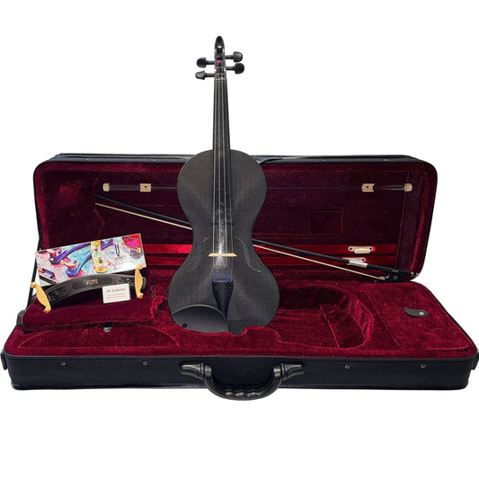 NEW: Carbon violin set size. 3/4 including case, bow, accessories