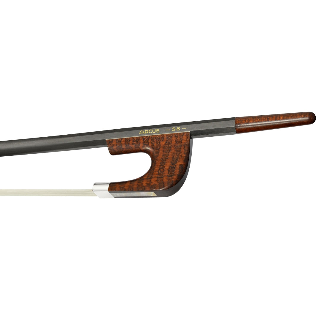 Bass bow ARCUS S8 silver German style