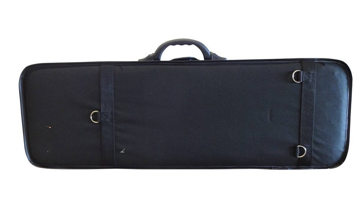 Violin case, violin case "Giovanni" black/dark red, size. 4/4