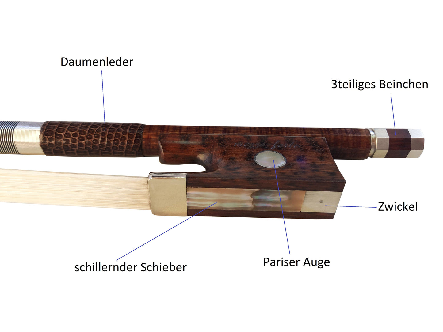 Geigenbogen Violinbogen Carbon mezzo-forte "OrchestraStar"