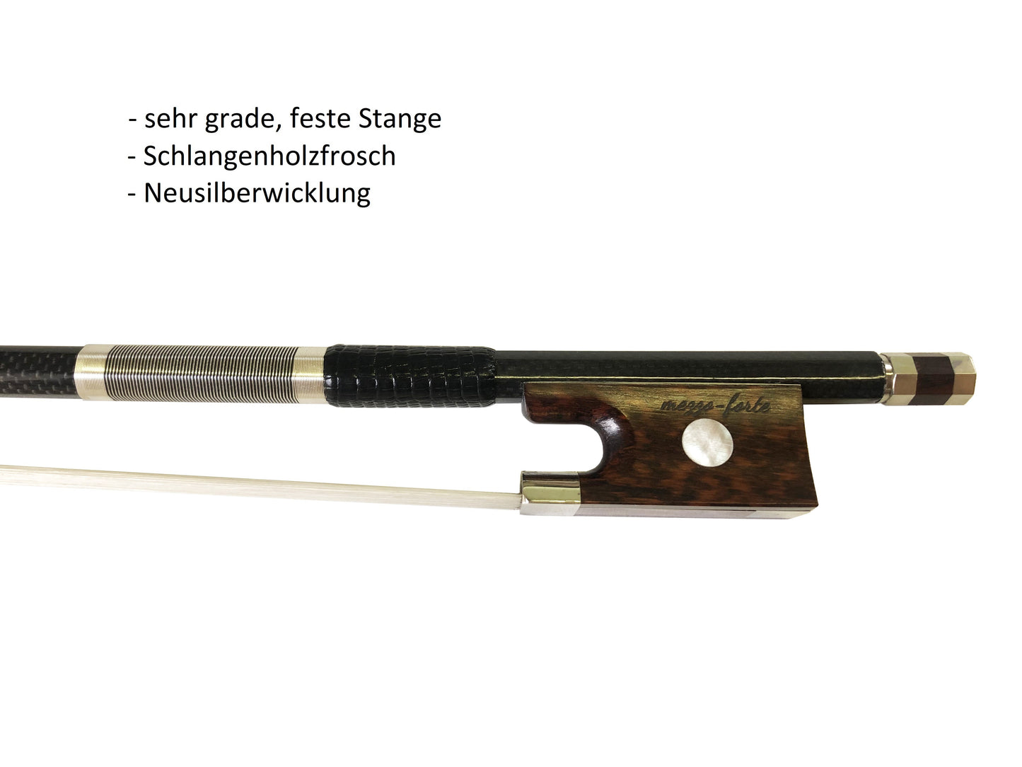 Violin bow violin bow carbon mezzo-forte "SilverStar"