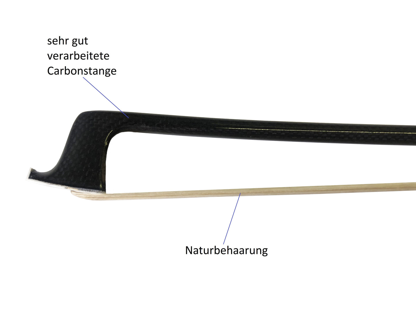 Violin bow violin bow carbon mezzo-forte "SilverStar"