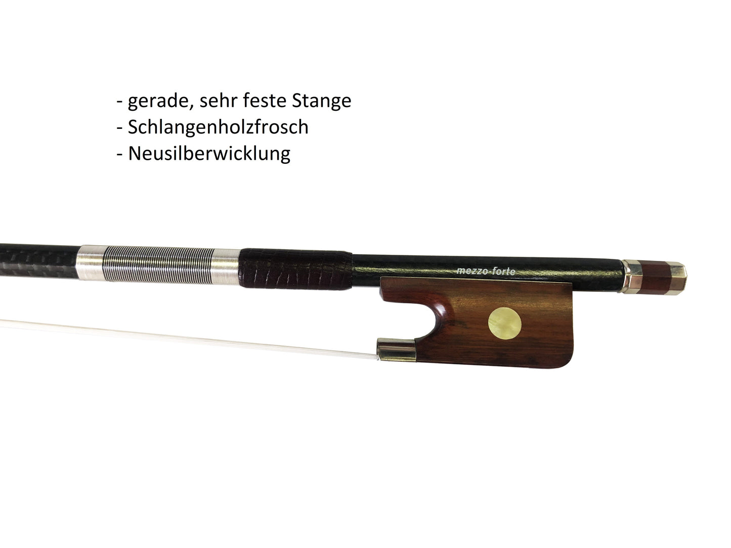 Violabogen Bratschenbogen Carbon mezzo-forte "SilverStar"