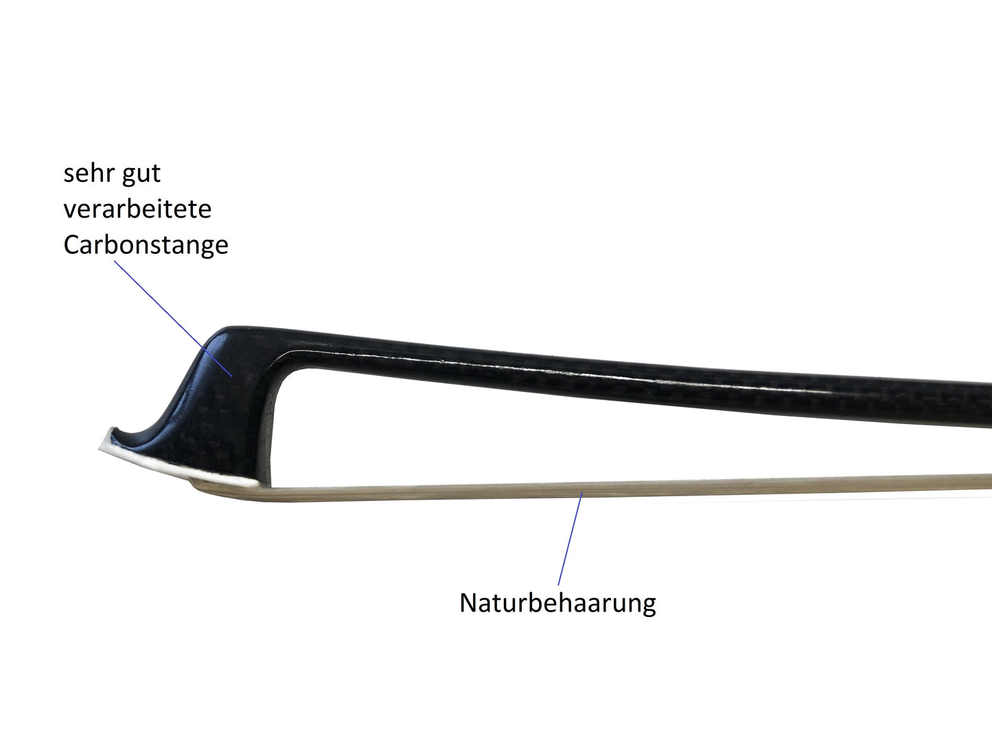 Viola bow viola bow carbon mezzo-forte "SilverStar"