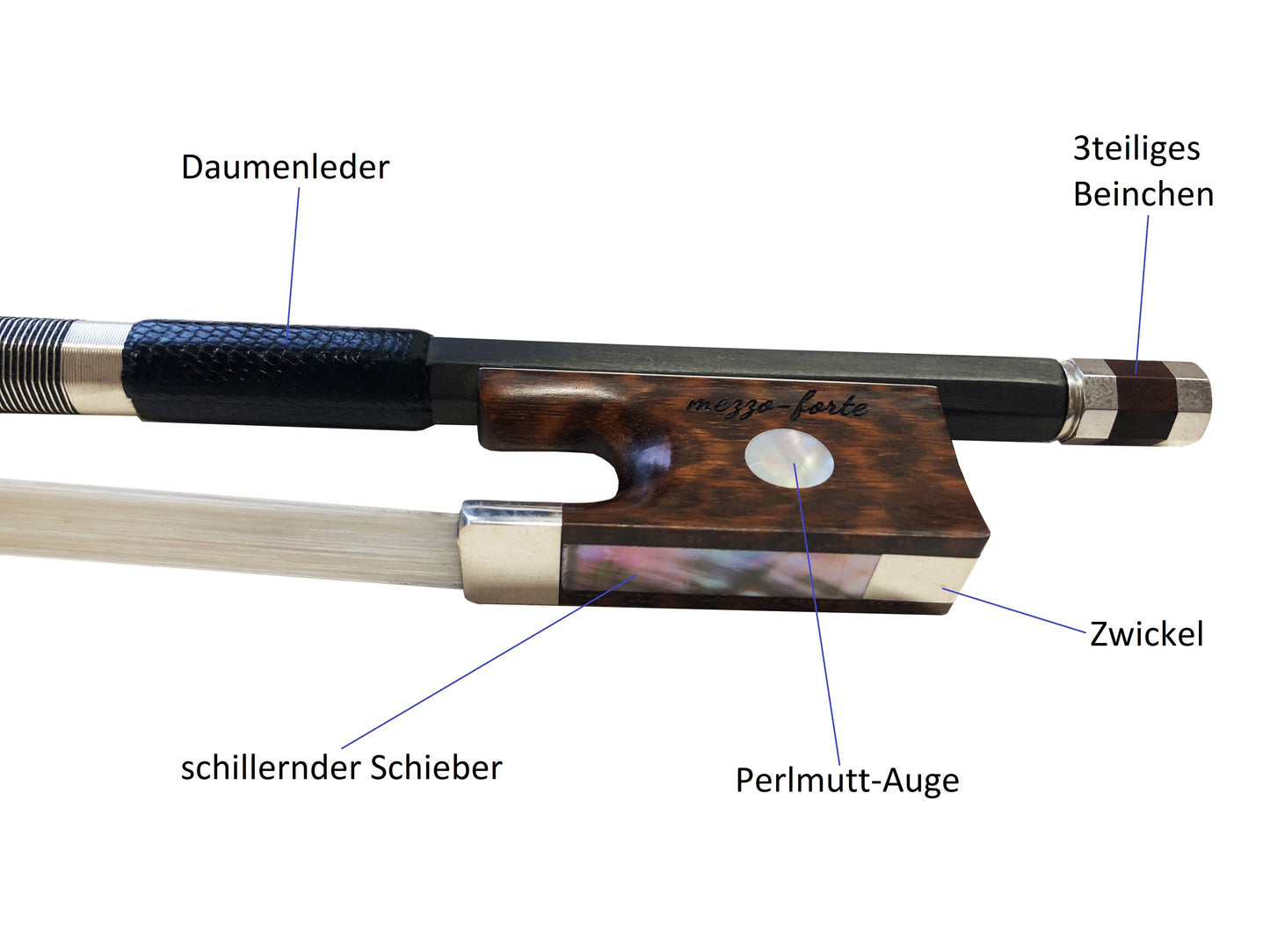 Geigenbogen Violinbogen Carbon mezzo-forte "ProStar"