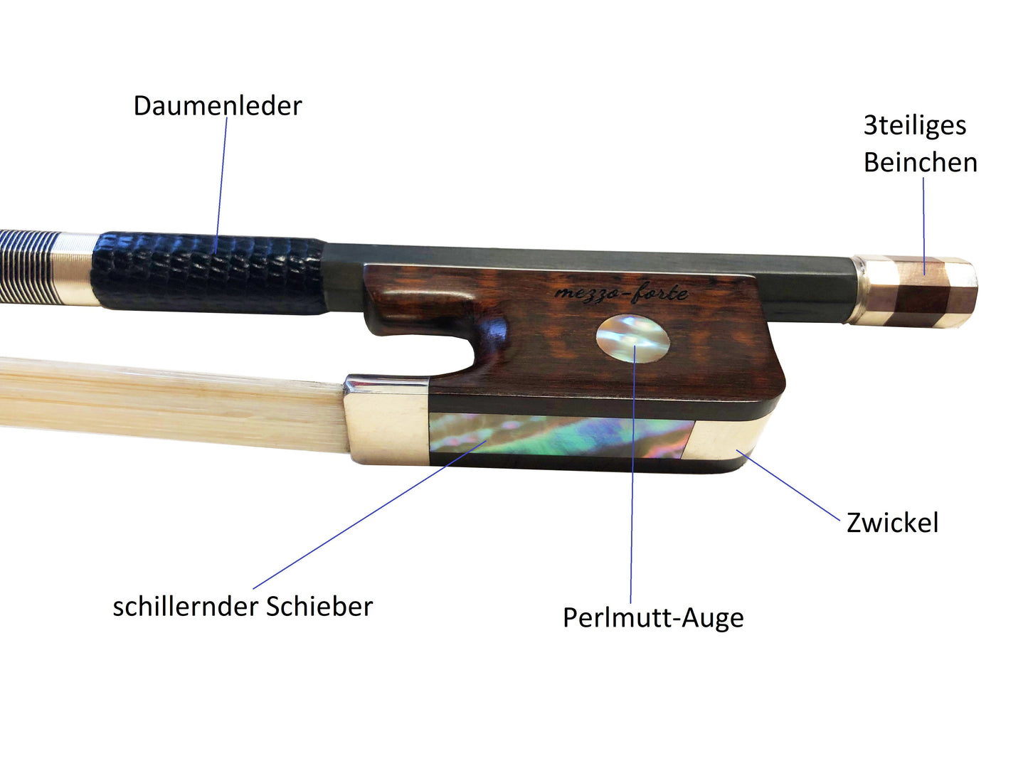 Carbon fiber cello bow mezzo-forte "ProStar"