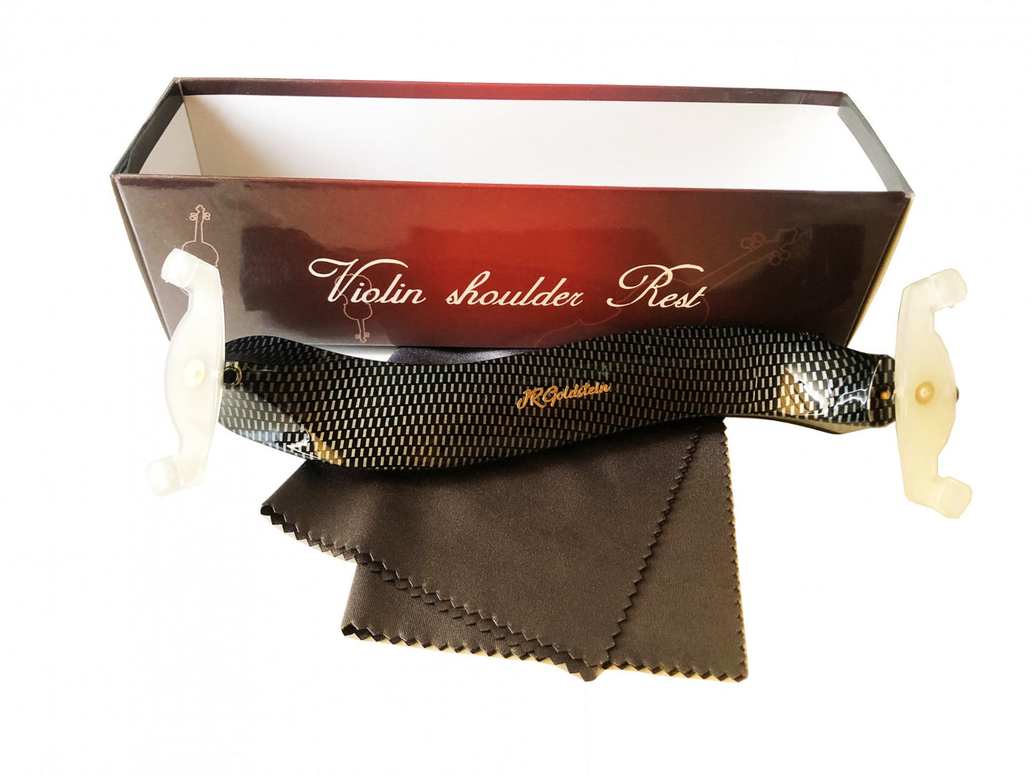 Shoulder rest carbon design violin Goldstein size. 3/4 and 4/4