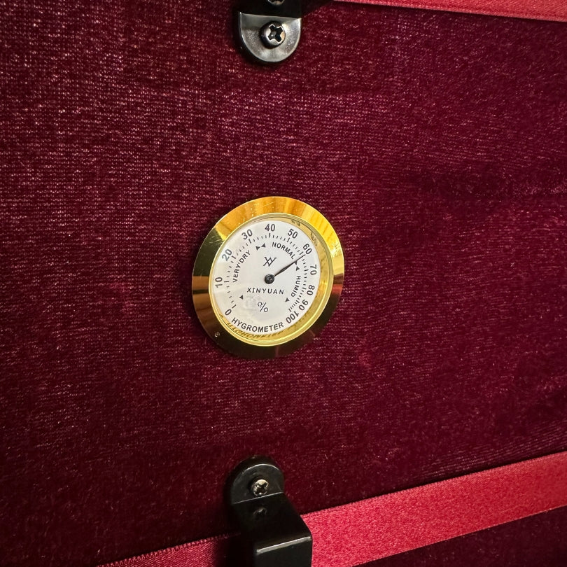 Geigenkasten, Geigenkoffer "Giovanni" schwarz/dkl.-rot, Gr. 4/4