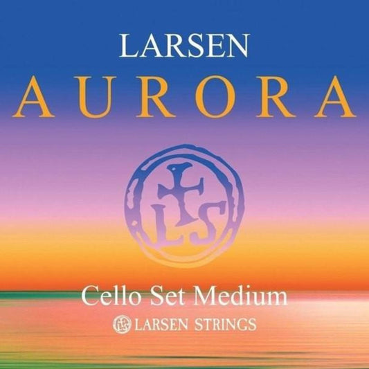 Set of LARSEN Aurora cello strings 4/4