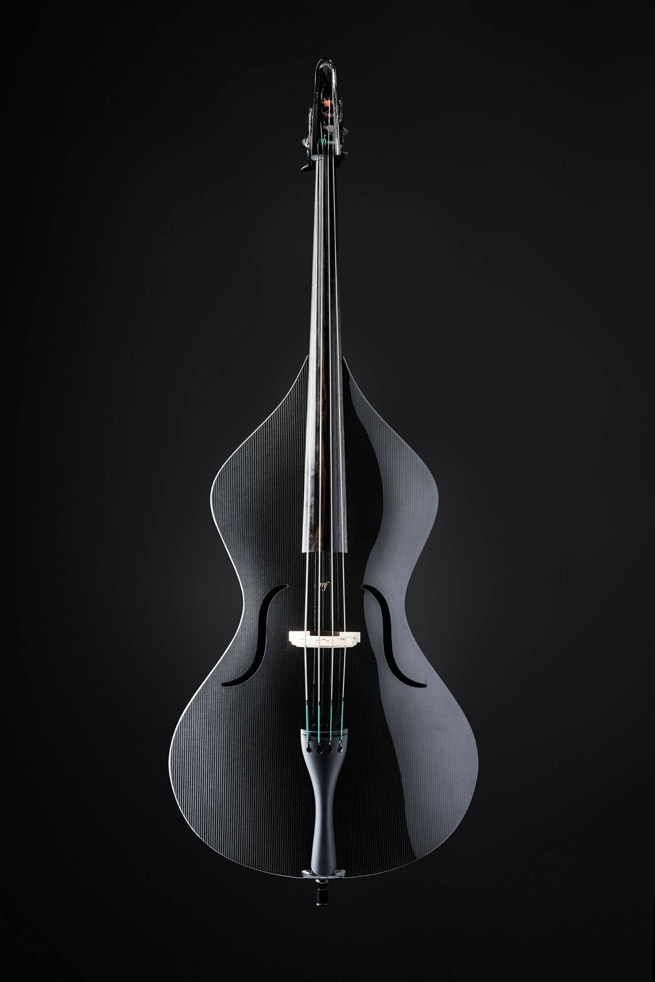 Carbon double bass, removable neck