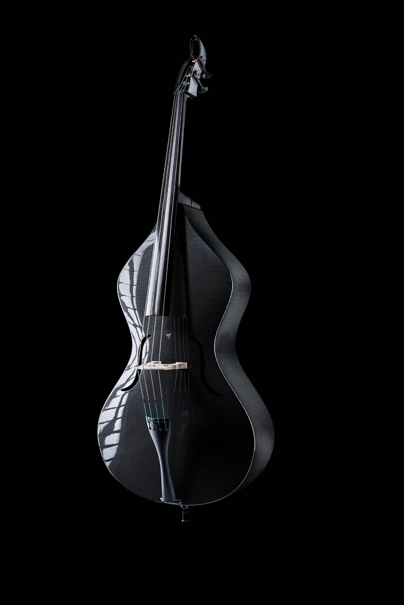 Carbon double bass, removable neck