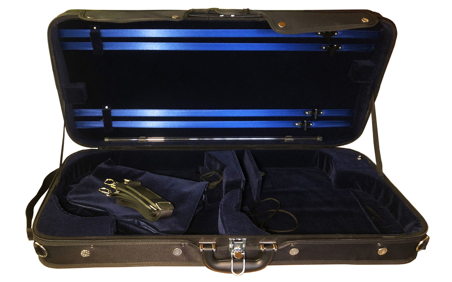 Double case, double case for violin and viola/viola